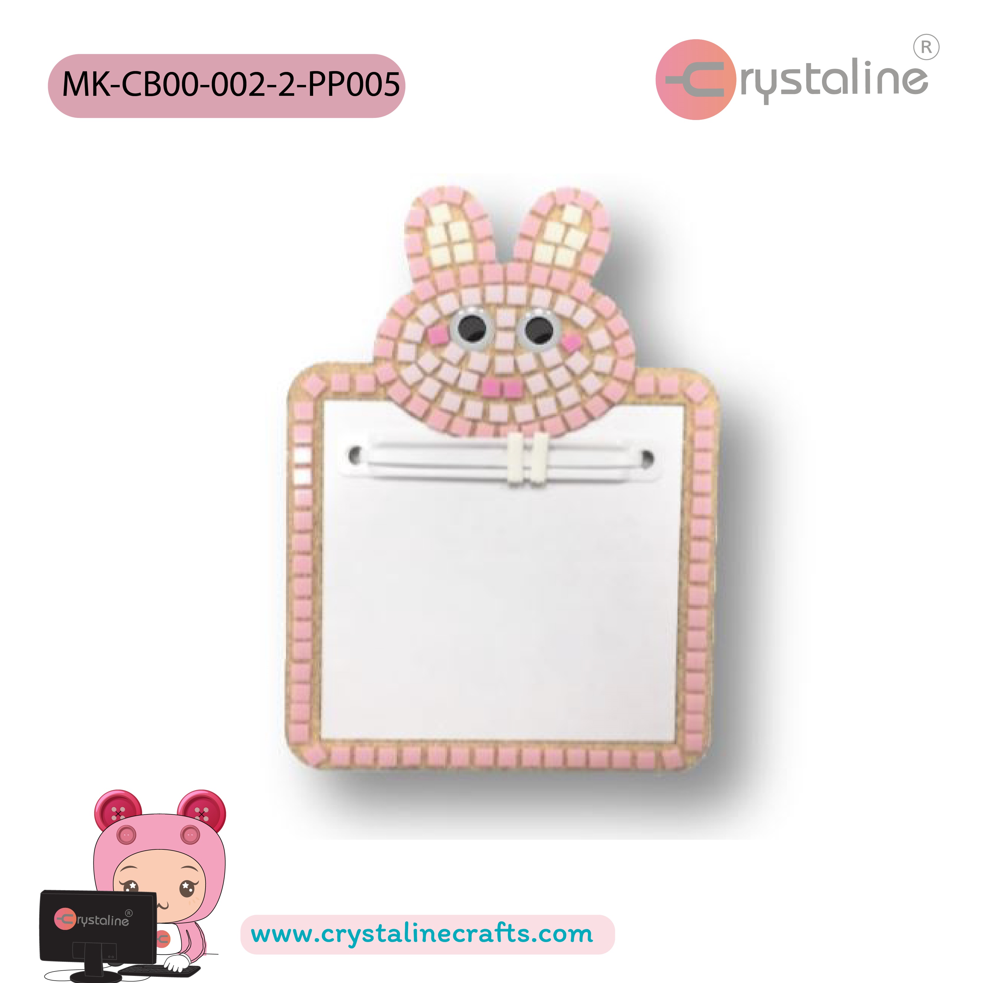 Clipboard kit - Rabbit (size 10x15 cm,1pc/pack)