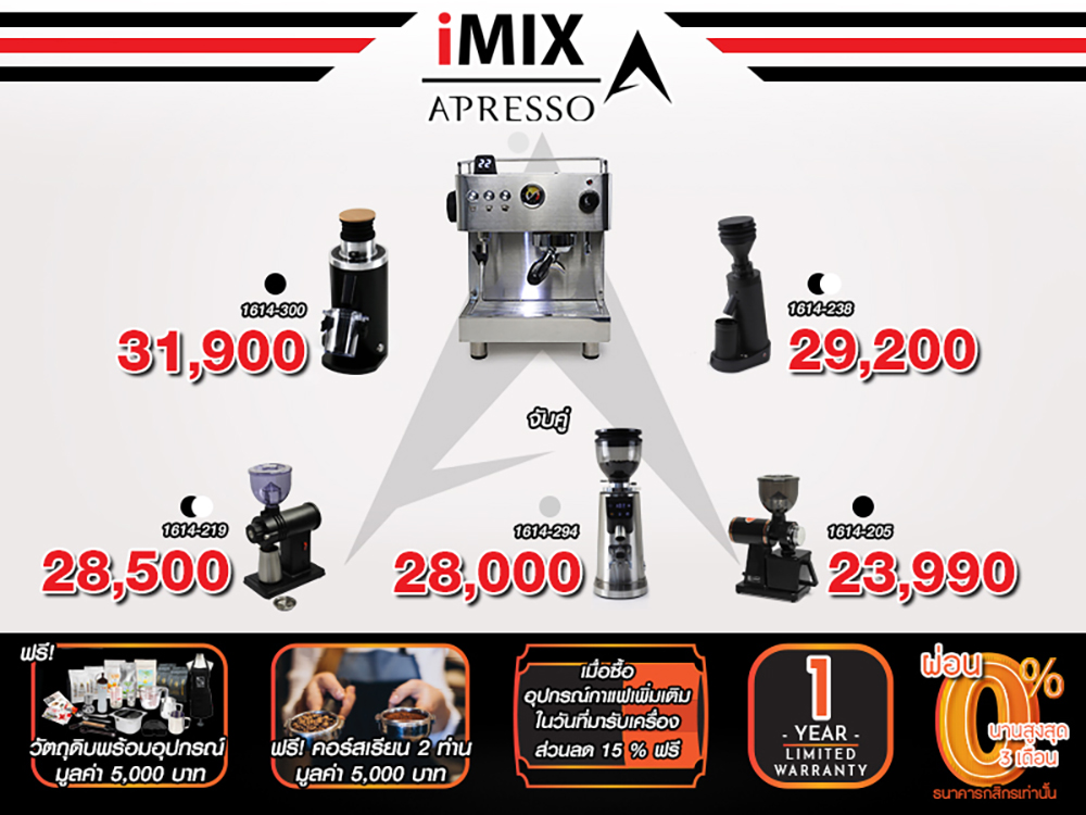 APRESSO NOVA espresso machine 1614-290 | Paired with Coffee Grinder | free! Coffee making course