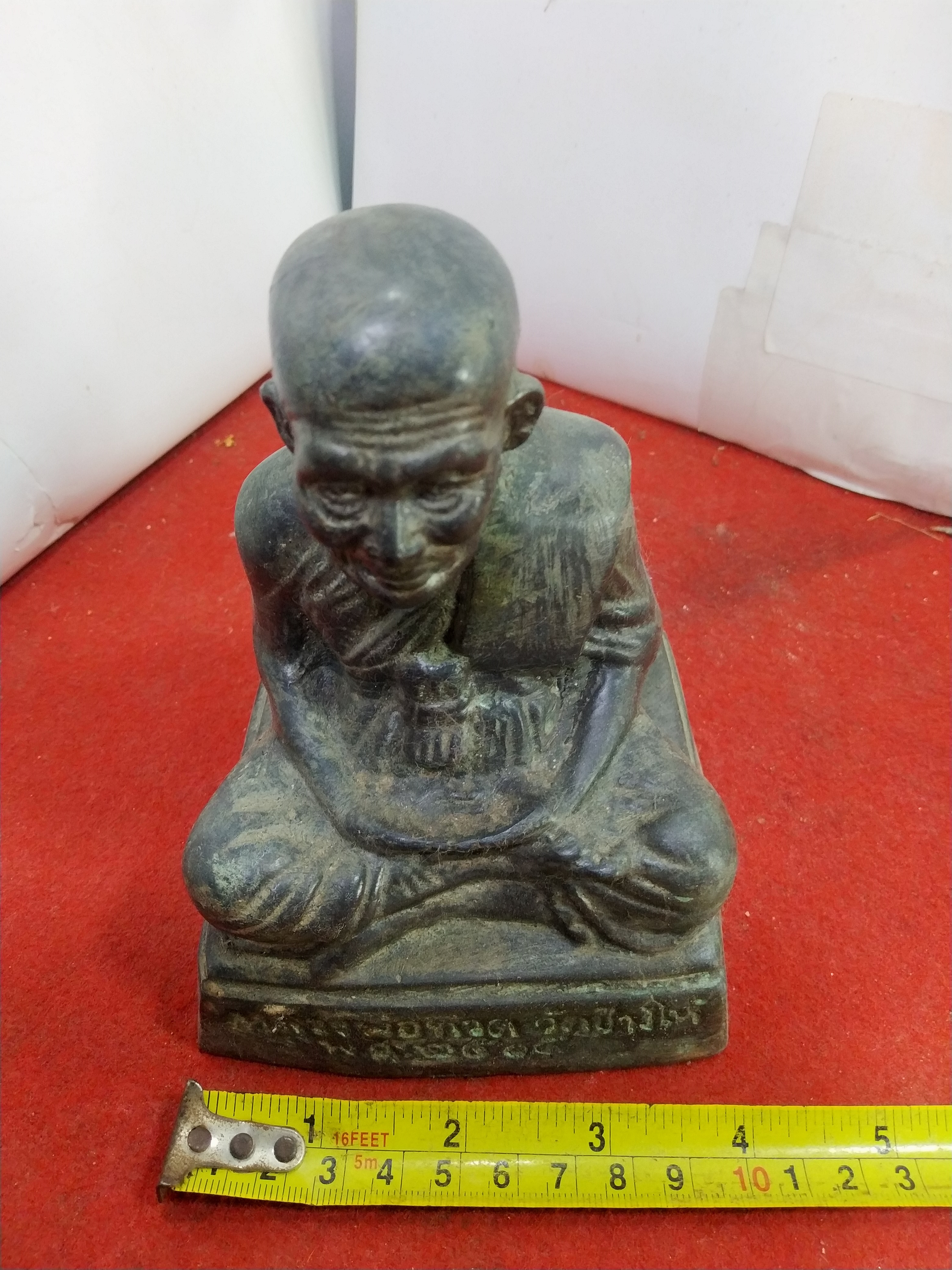 พระบูชา รูปหล่อ หลวงปู่ทวด วัดช้างให้ พ.ศ ๒๕๐๕ หน้าตัก 4 นิ้ว