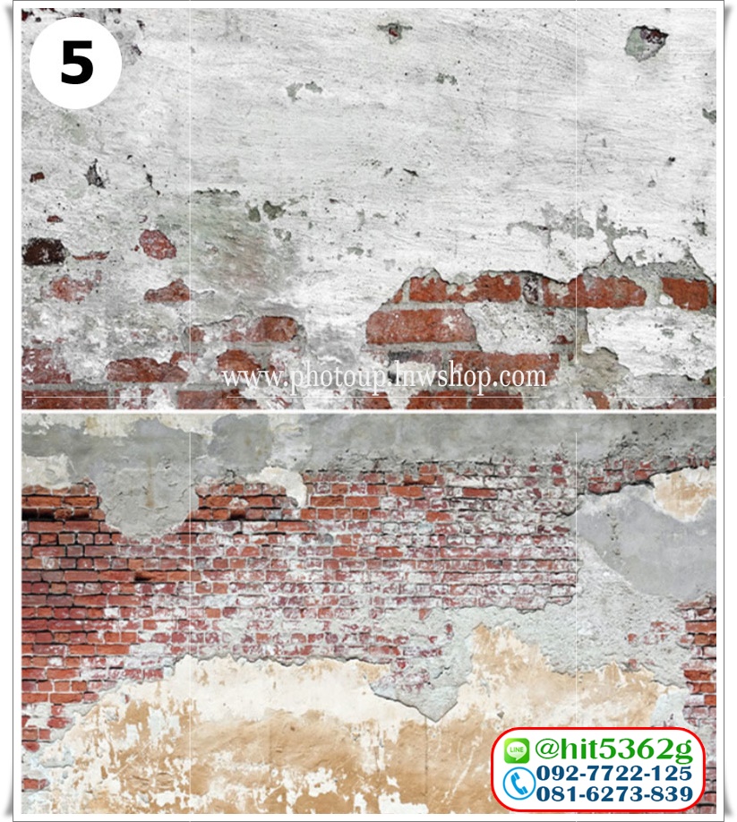 ฉากถ่ายรูปสินค้า ลายหินอ่อน ลายไม้ ลายผนังปูน เบอร์ 5
