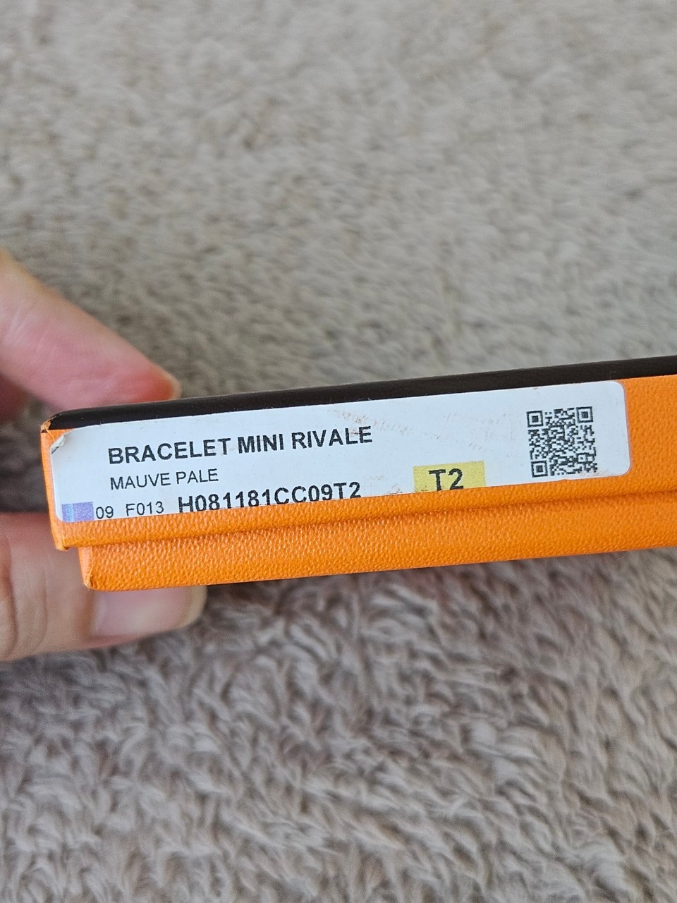 Hermes Rivale Mini Bracelet สี Mauve pale(ม่วง)