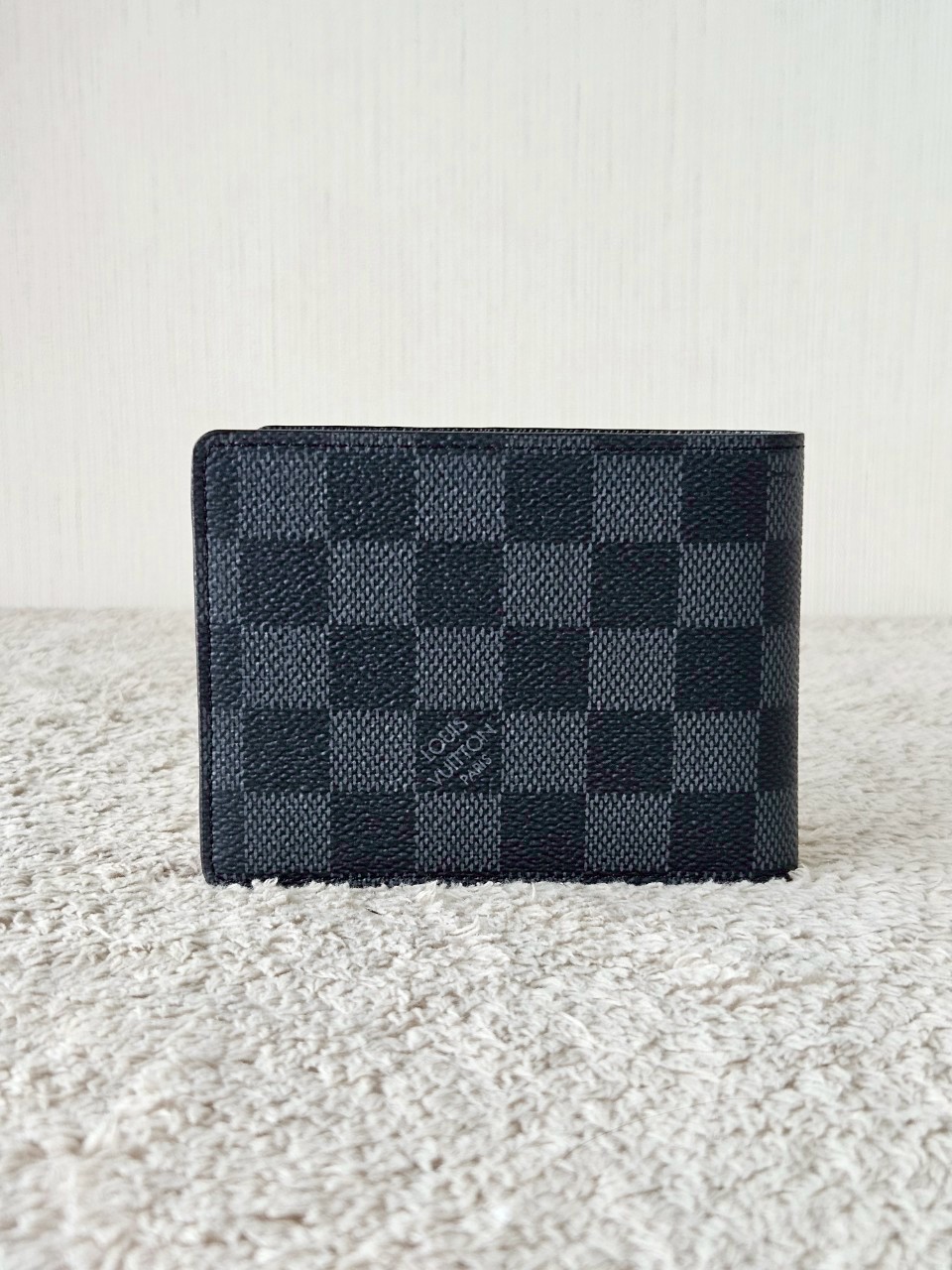 LV Multiple Damier Graphite Wallet Microchip