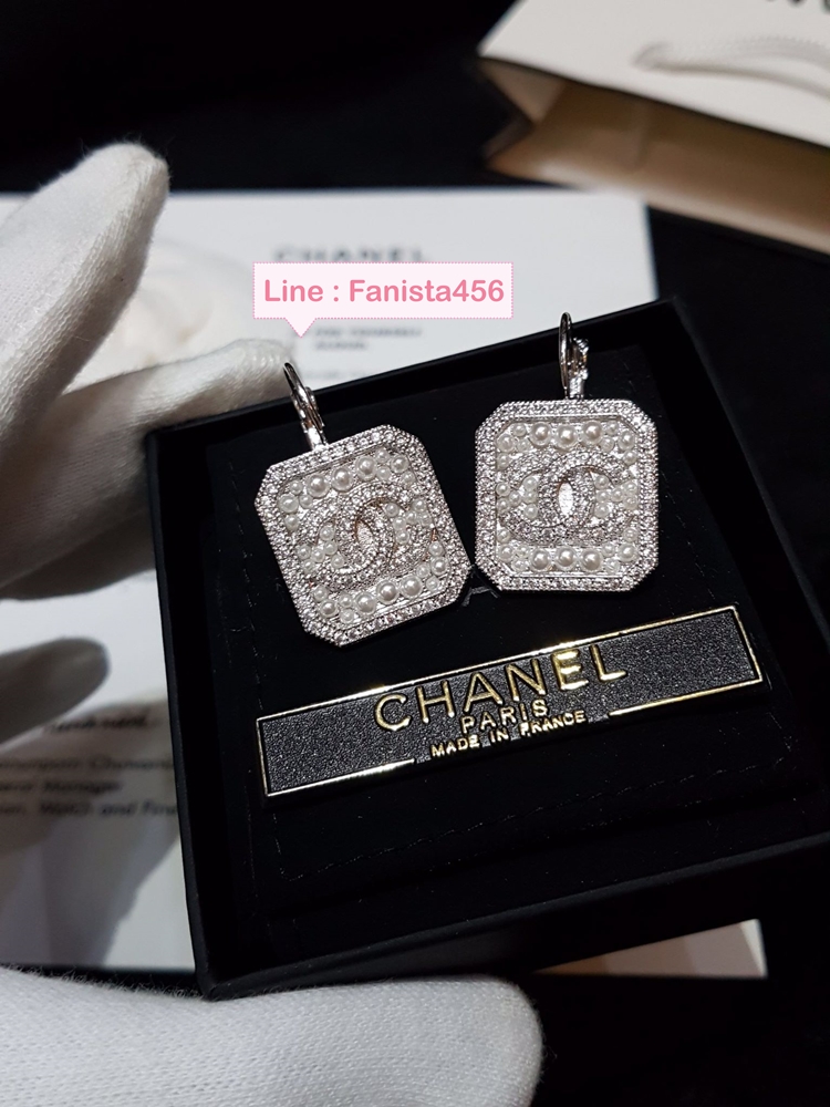 ต่างหูชาแนล Chanel Earring ต่างหูชาแนลมุก งาน Hiend