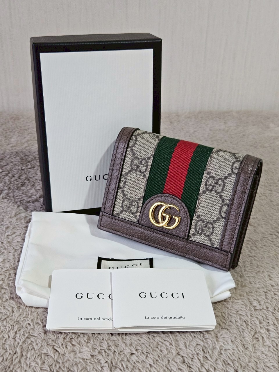 Gucci Ophidia Card Case Wallet