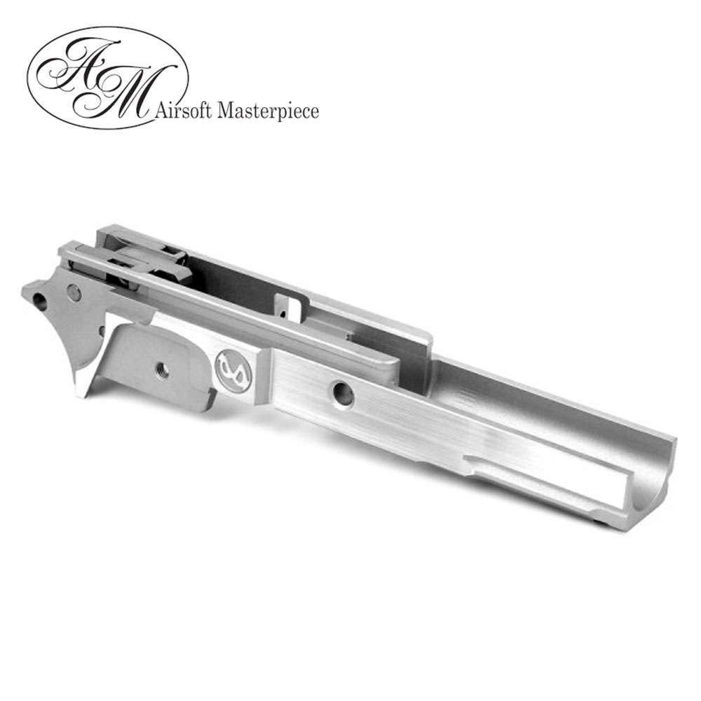 Airsoft Masterpiece Aluminum Advance Frame with Tactical Rail - Infinity (Silver)