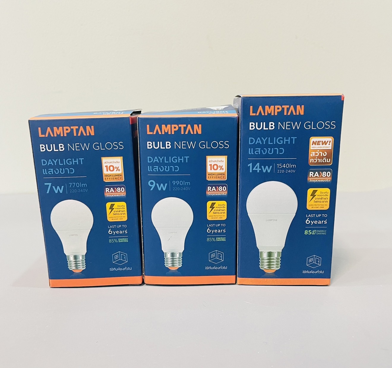 หลอด LED แสงขาว แลมป์ตั้น