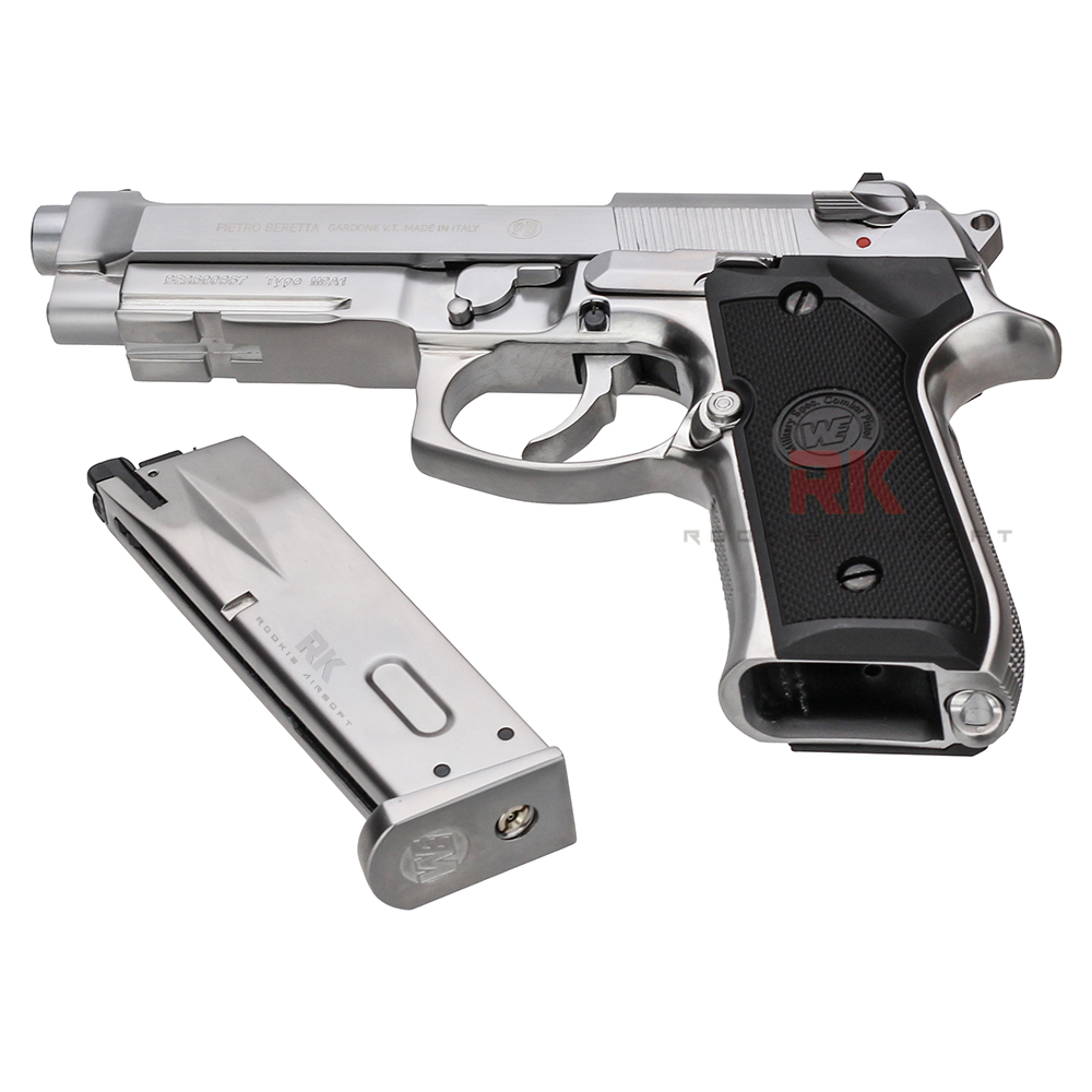 WE Beretta M9A1 Full-Auto GBB (Silver)