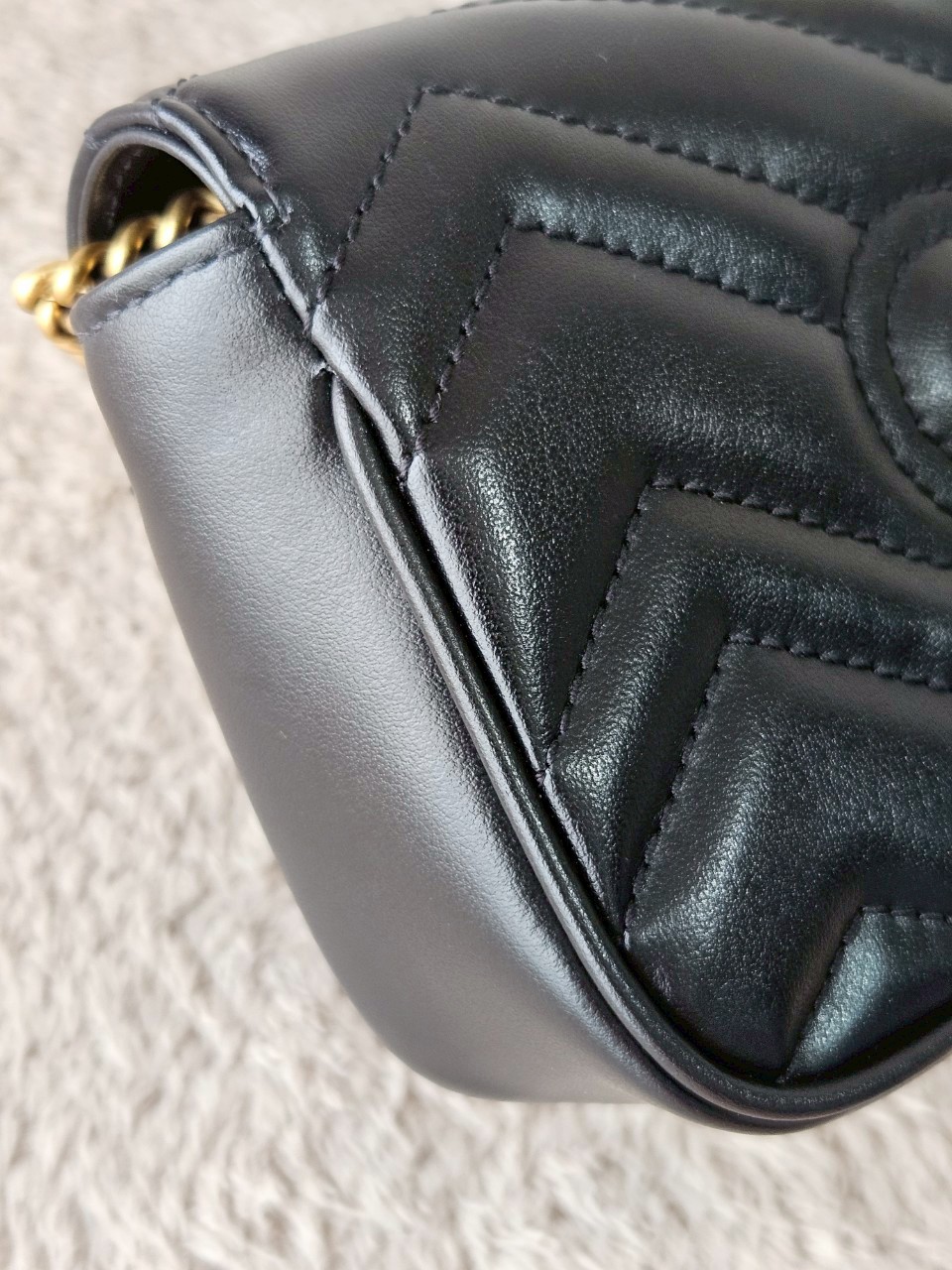 Gucci Marmont Super Mini สีดำ