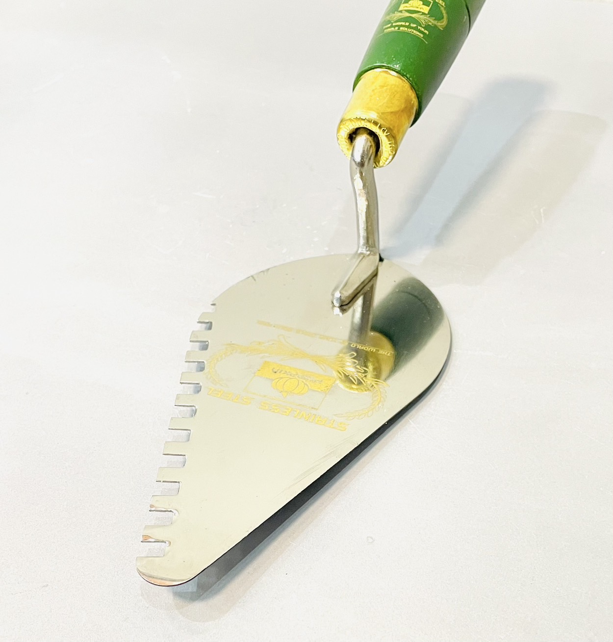 เกียงหวี 6" สแตนเลส พัมคิน (เกียงแหลมมีฟันขวา)