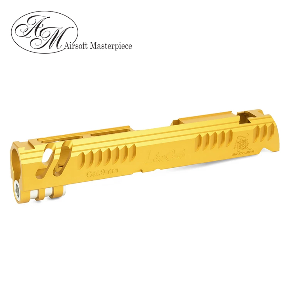 Airsoft Masterpiece Limcat Battlecat 4.3 Standard Slide for Hi-CAPA (Gold)