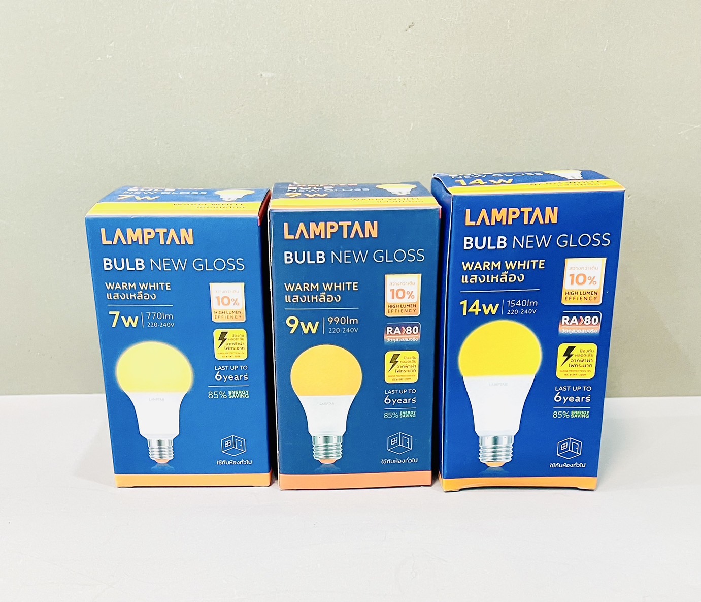 หลอด LED แสงวอร์ม แลมป์ตัน