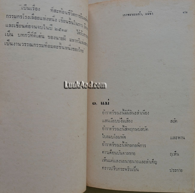 เราชะนะแล้ว, แม่จ๋า / นายผี