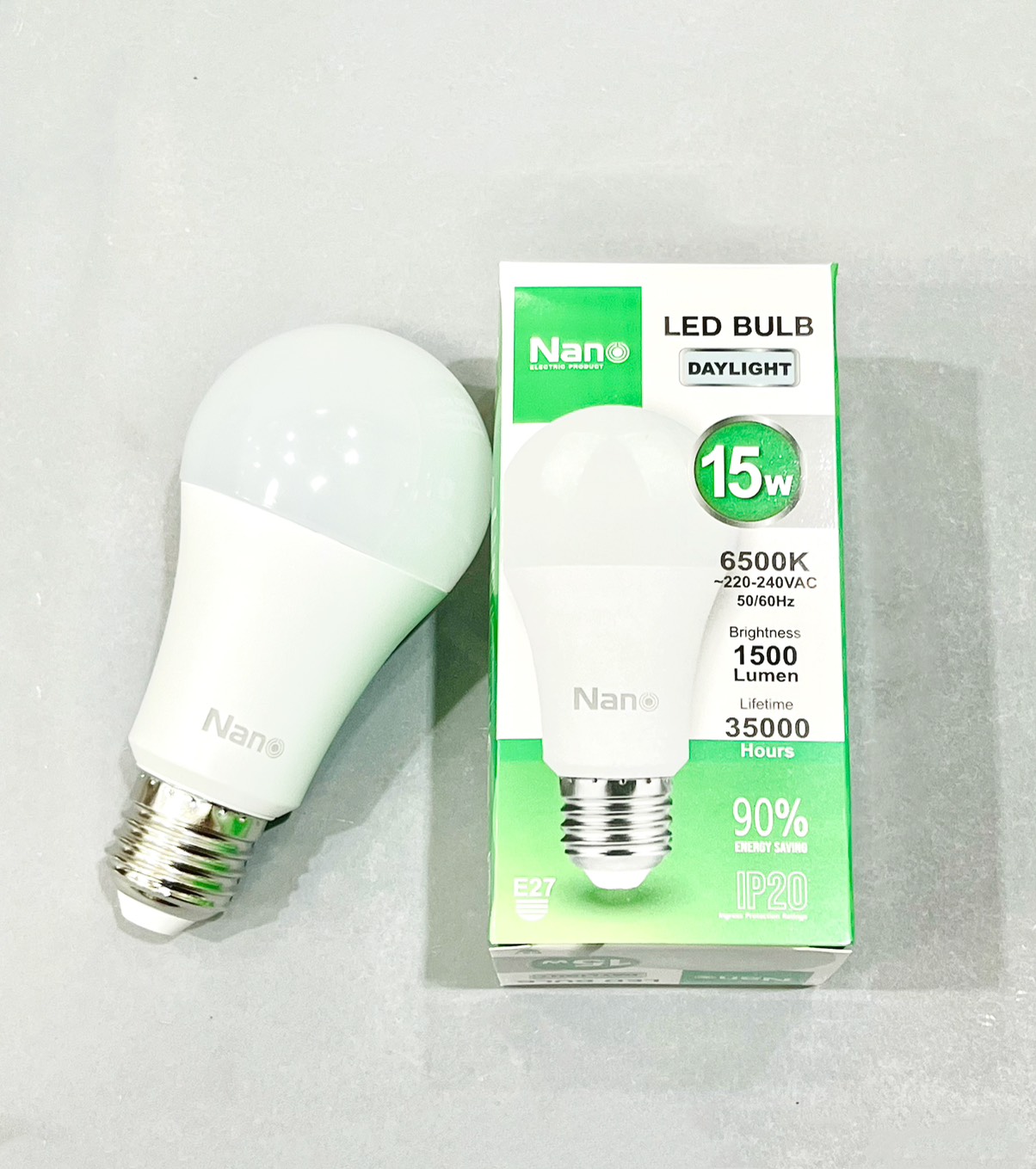 หลอด LED Bulb แสงขาว Nano