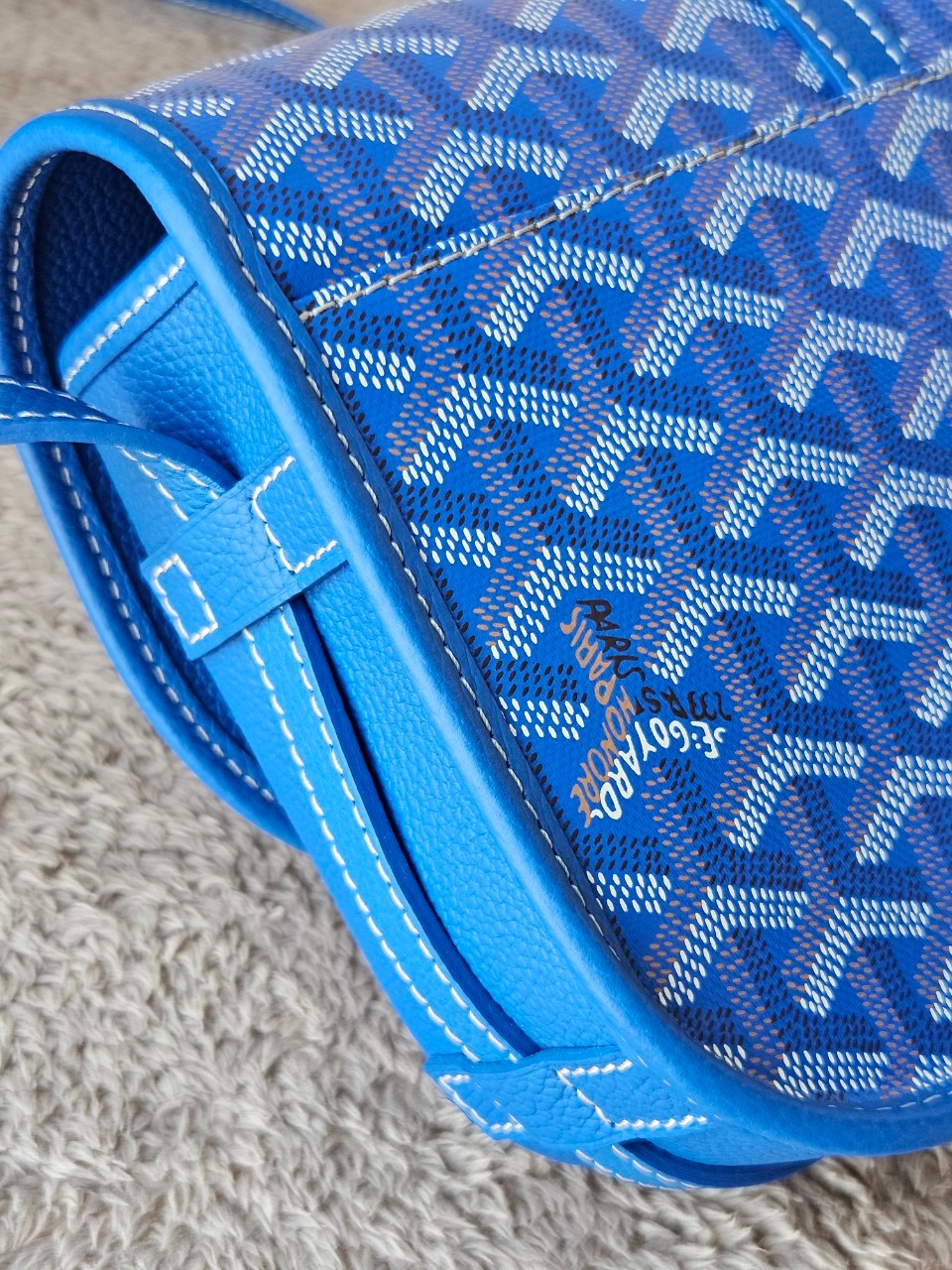 Goyard Belvedere PM sky blue