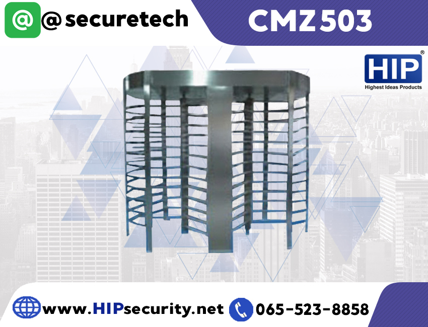 HIP ระบบประตูโรงงาน Turnstile รุ่น CMZ503