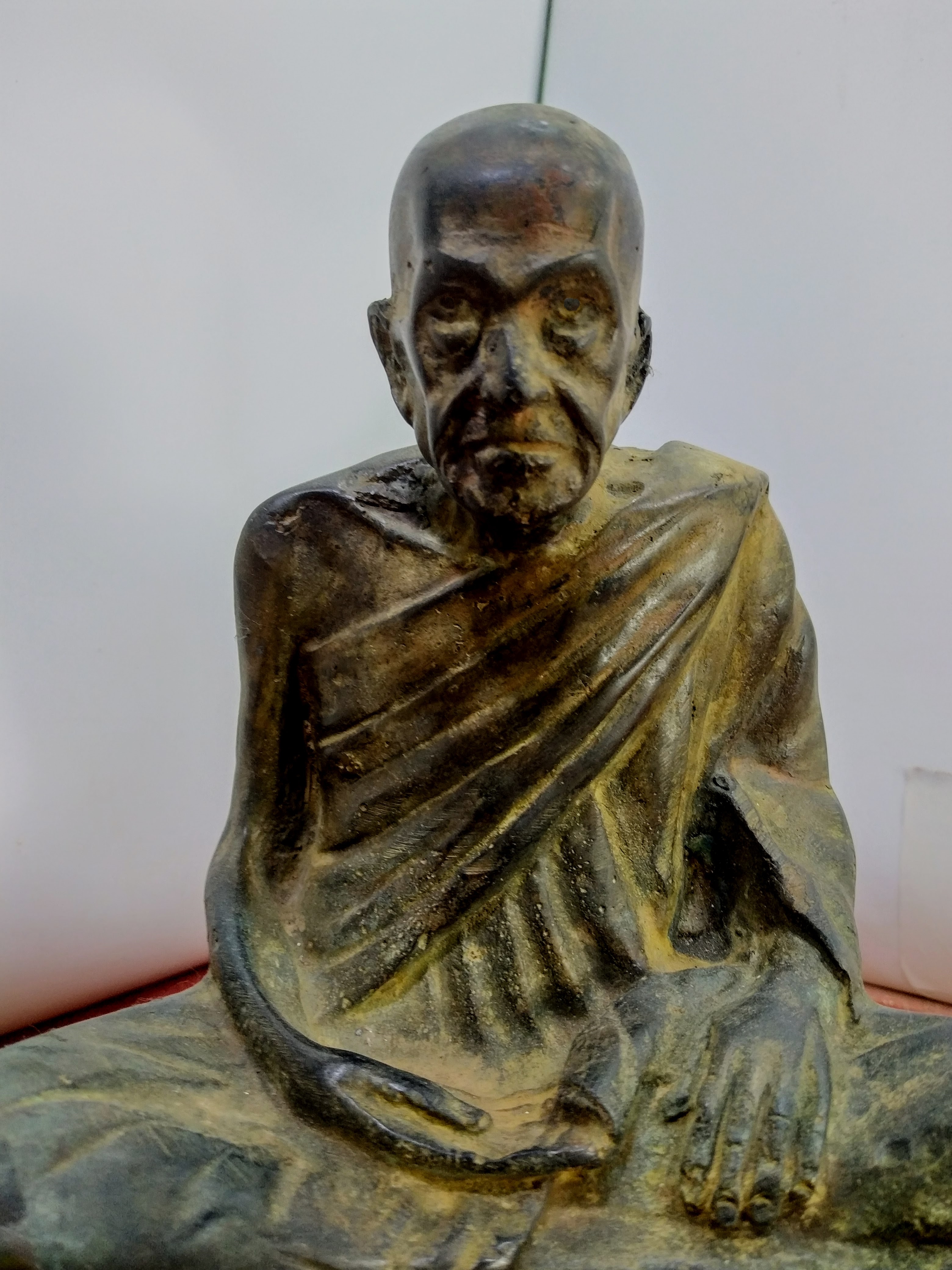 หลวงปู่สงฆ์ จนฺทสโร วัดเจ้าฟ้าศาลาลอย อ.เมือง จ.ชุมพร เนื้อโลหะสำริด