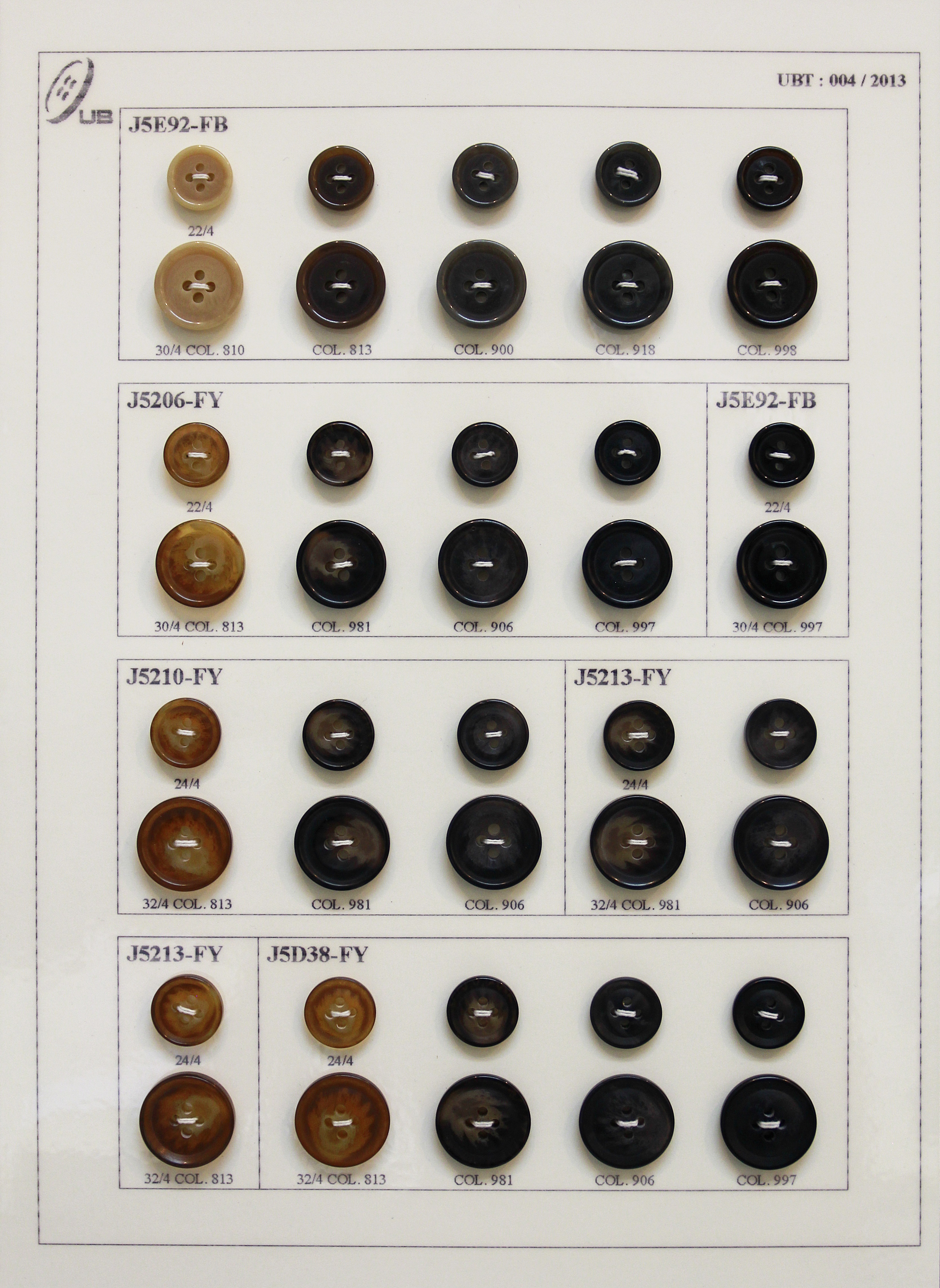 POLYESTER BUTTON