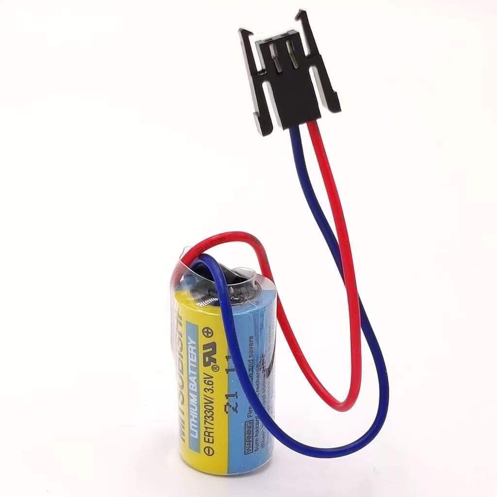 แบตเตอรี่ PLC ER17330V/3.6V Type A6BAT ยี่ห้อMitsubishi (แจ็คดำ) (รับประกันสินค้า)