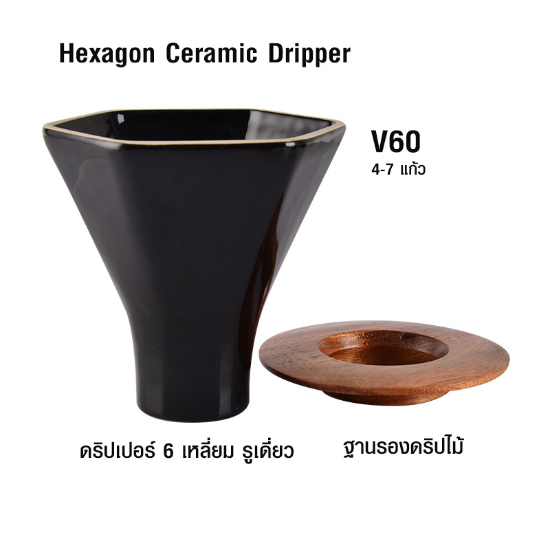 Deep dripper pro (Hexagon) 4-7 cups