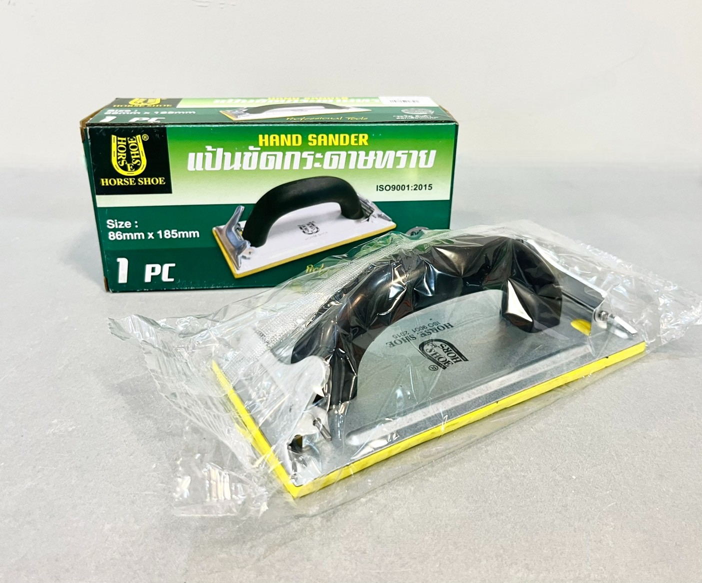 มือจับกระดาษทราย 86 x 185 มิล HORSE SHOE