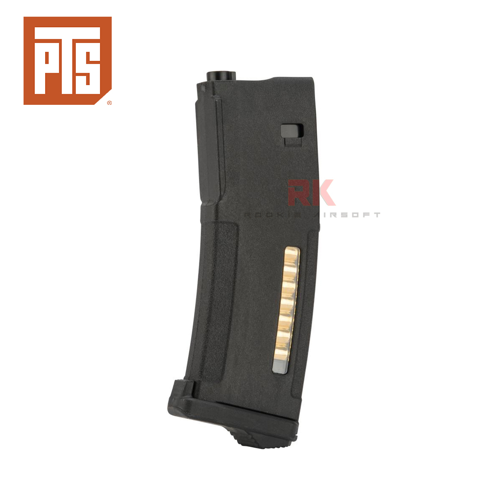 PTS EPM 30/120rds Mid-Cap for Tokyo Marui Recoil Shock M4/SCAR-L (Black)