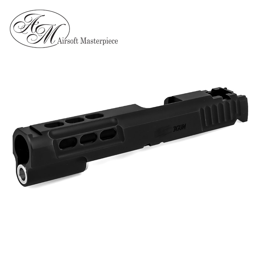 Airsoft Masterpiece STI DVC 3 Gun Standard Slide for Hi-CAPA / 1911 (Black)