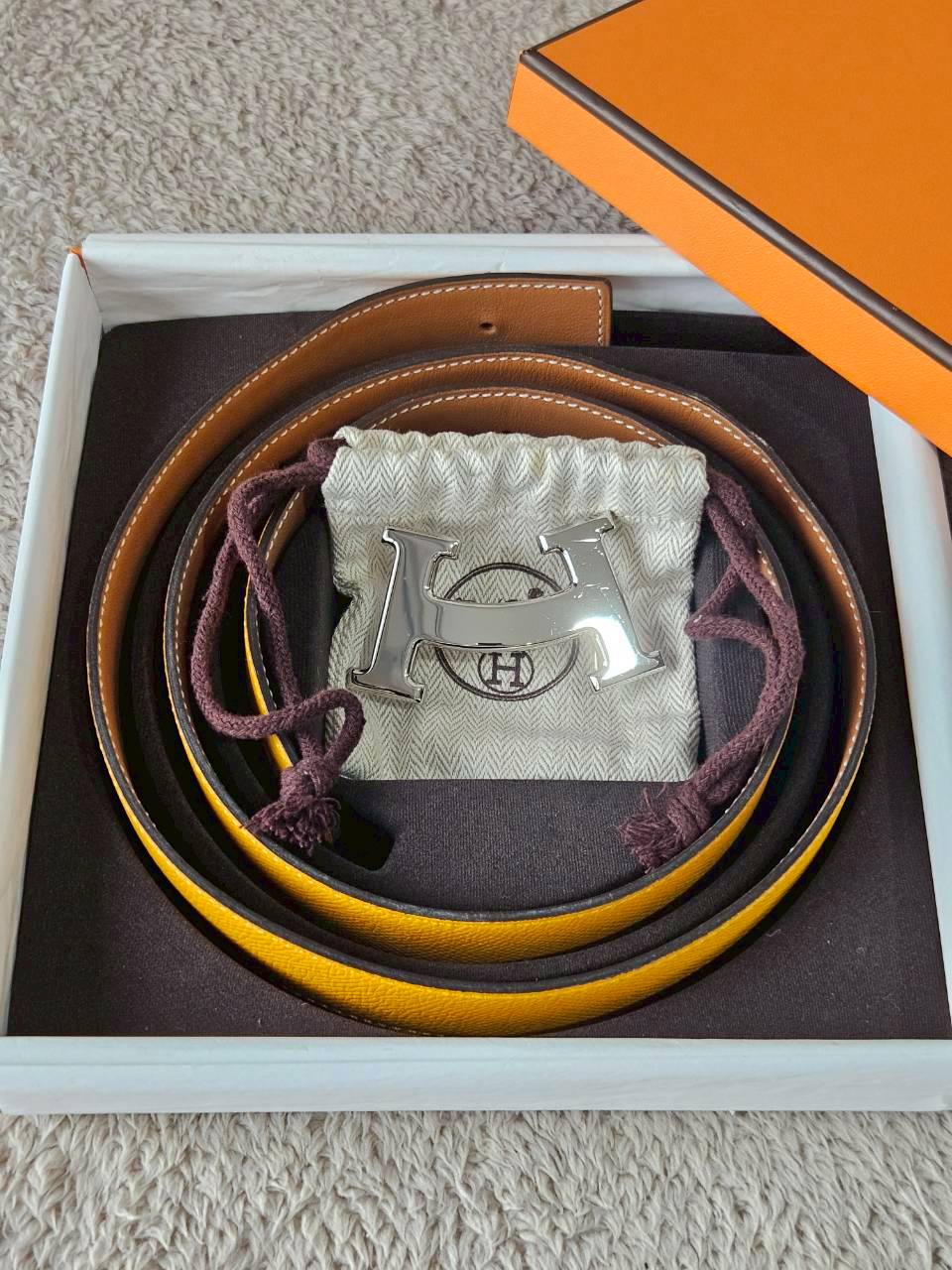 Hermes Belt 32mm size 95 เอว 34.5-38.5นิ้ว