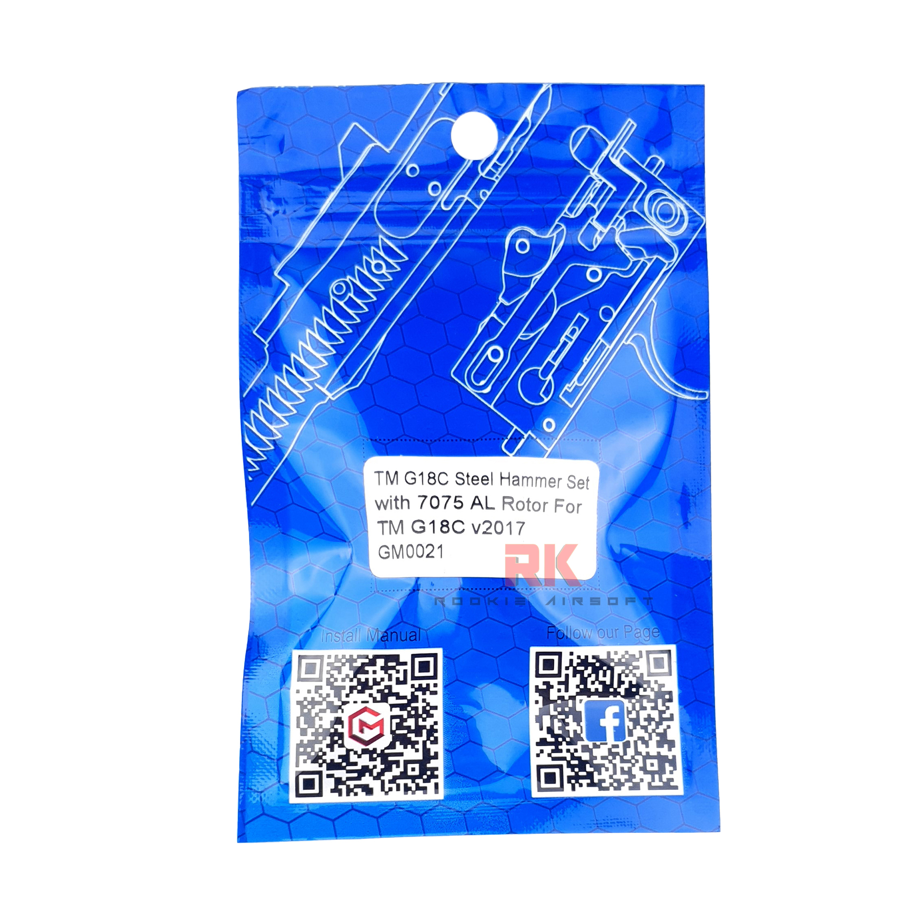 GunsModify CNC Steel Hammer for TM G18C GBB