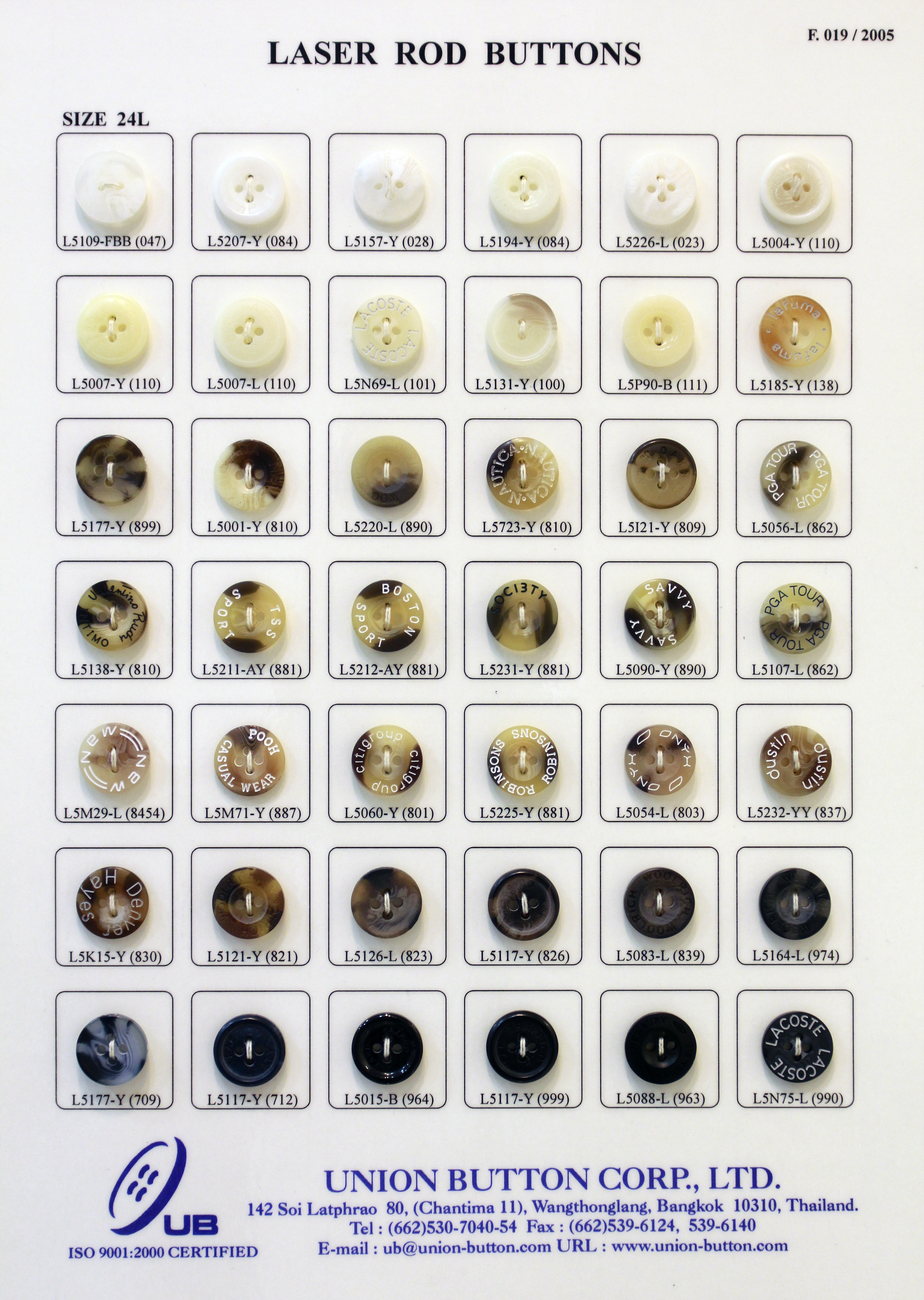 POLYESTER BUTTON
