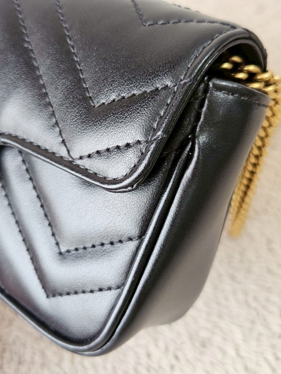 Gucci Marmont Super Mini สีดำ