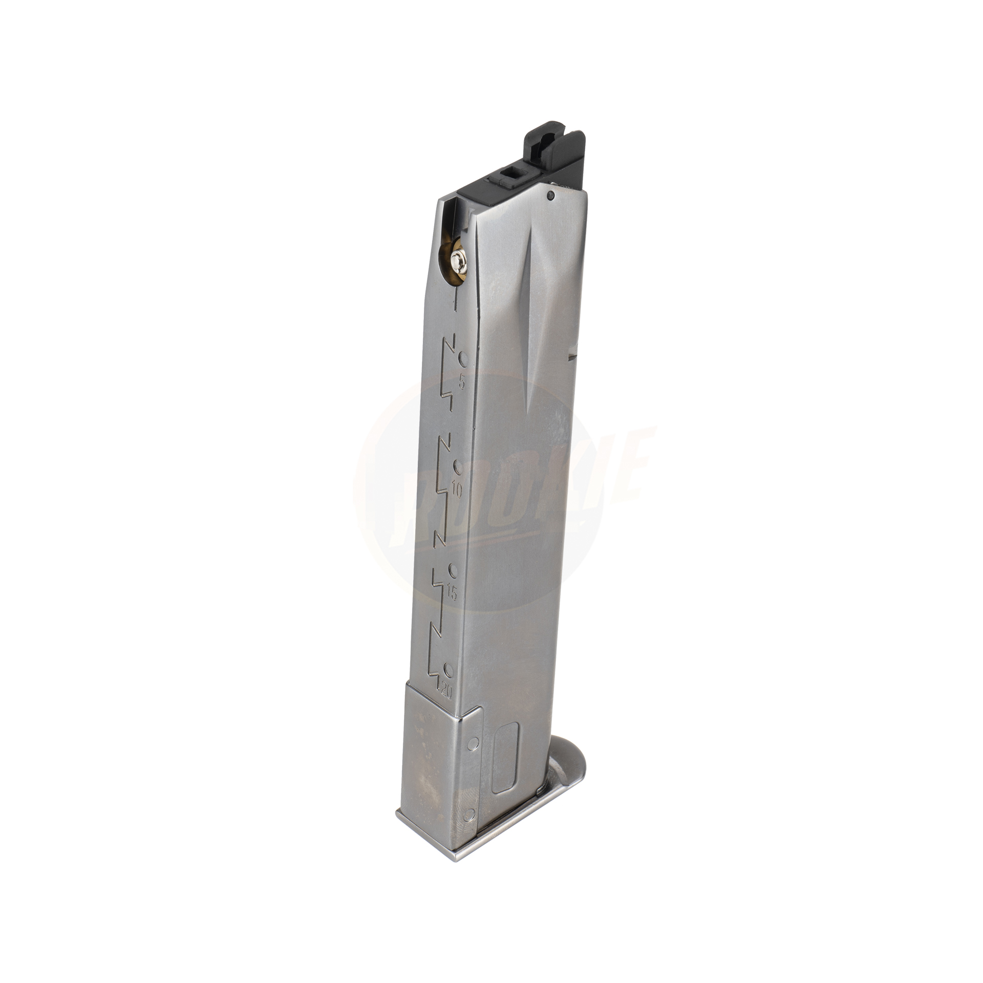 WE 30rds Gas Magazine for P226 / P-Virus (Silver)