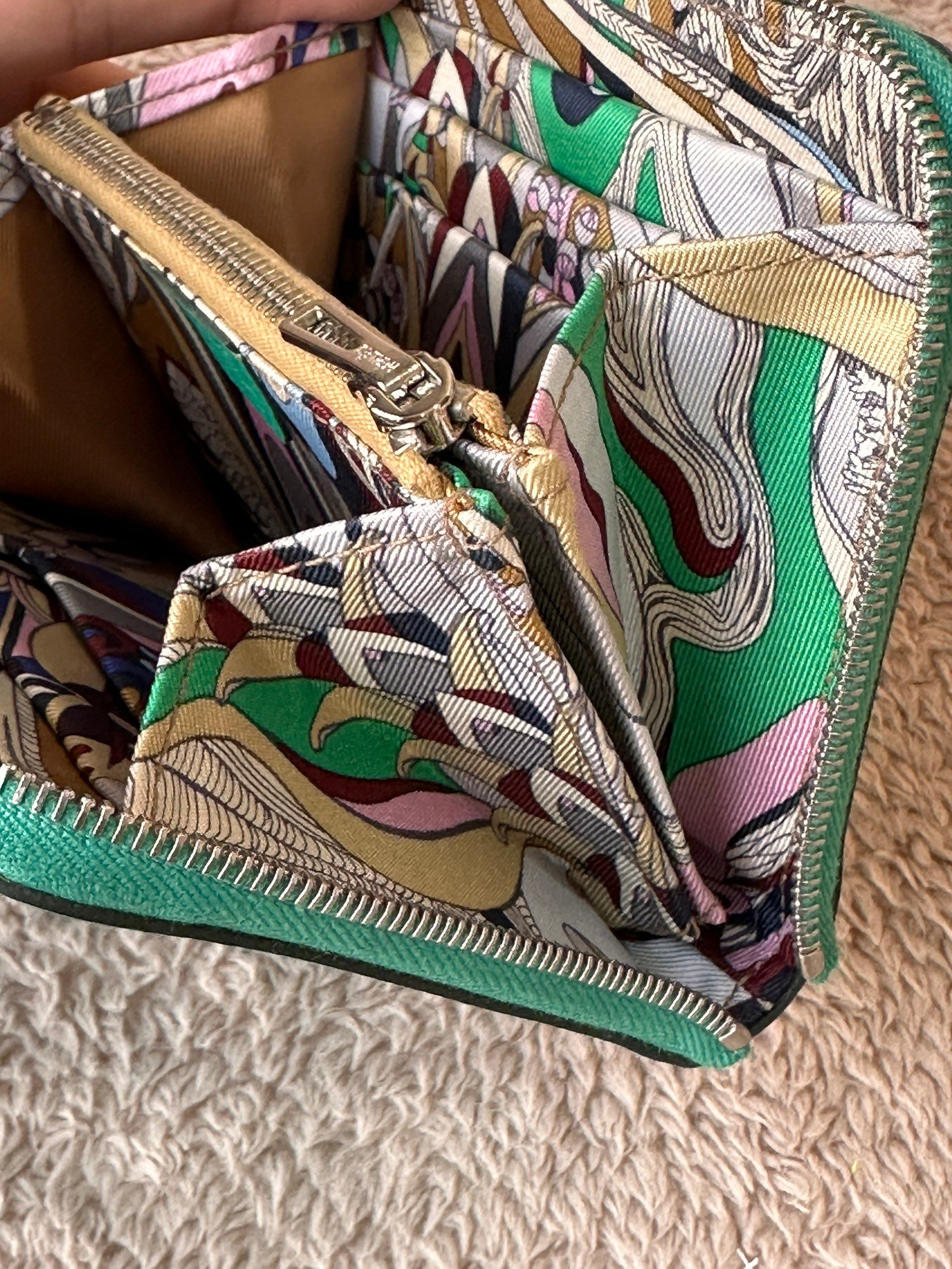 Hermes Silk'In Compact Wallet