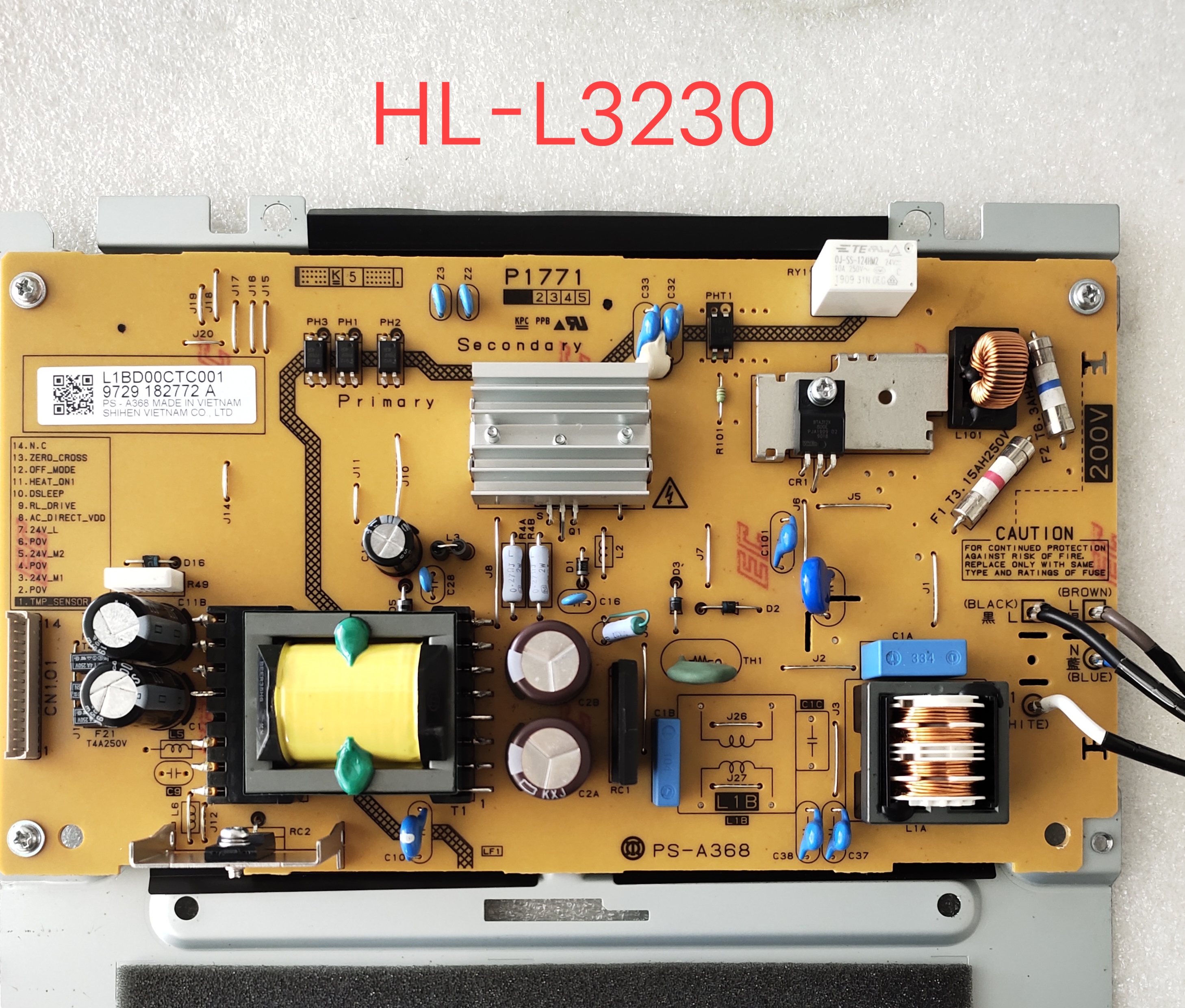 Power Supply Brother HL-L3230cdn มือสอง