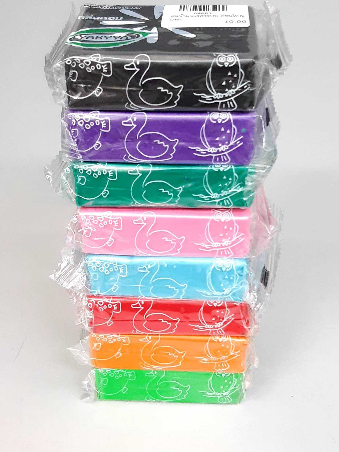 ดินน้ำมันไร้สารพิษ ก้อนใหญ่ มอก. (คละสี)