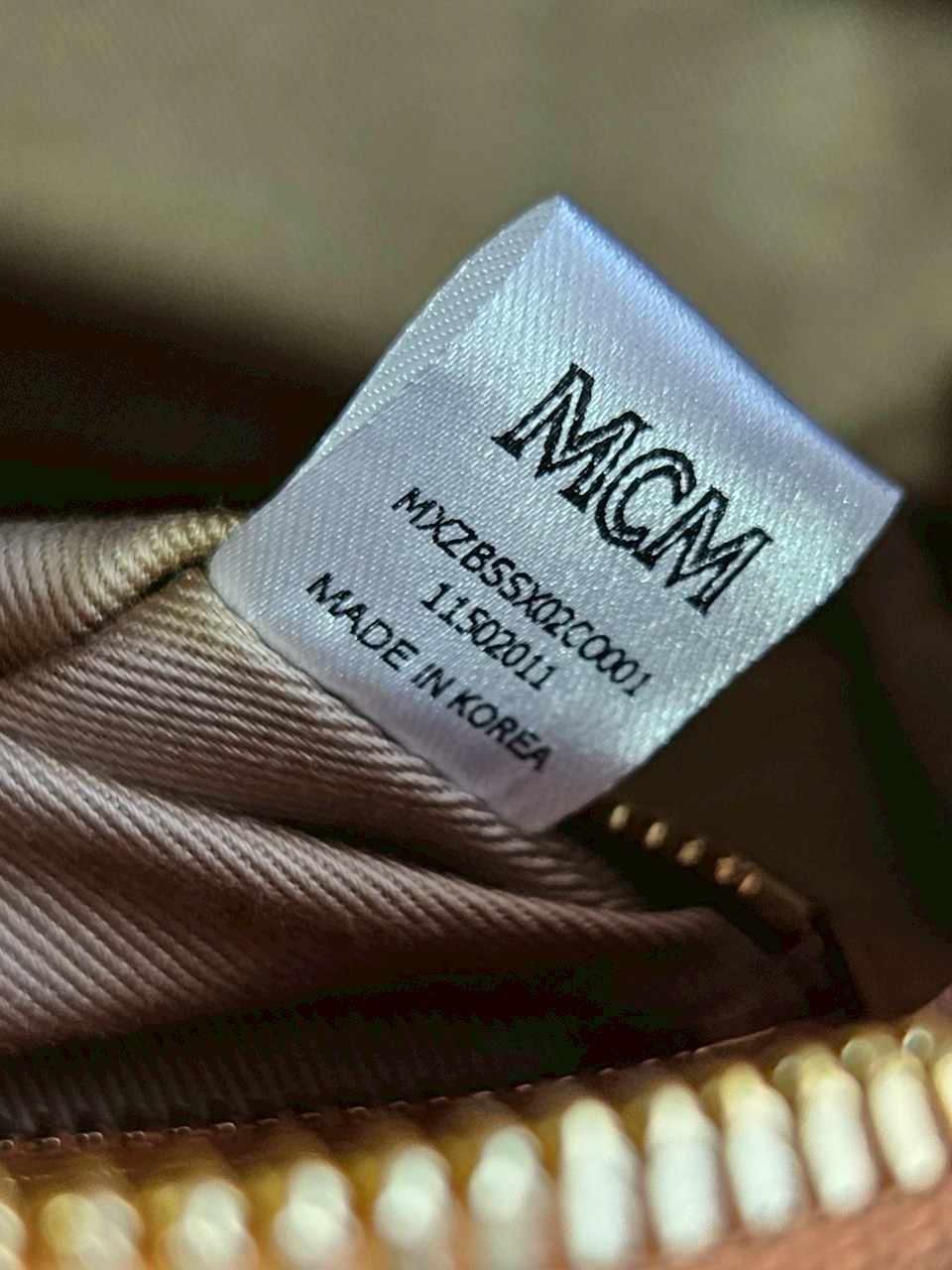 MCM Geo Laurel Wash Bag