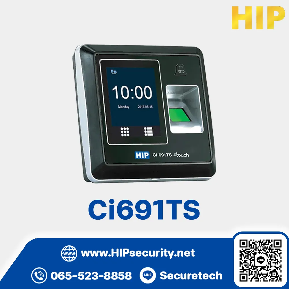 เครื่องสแกนลายนิ้วมือ HIP Series S รุ่น Ci691TS