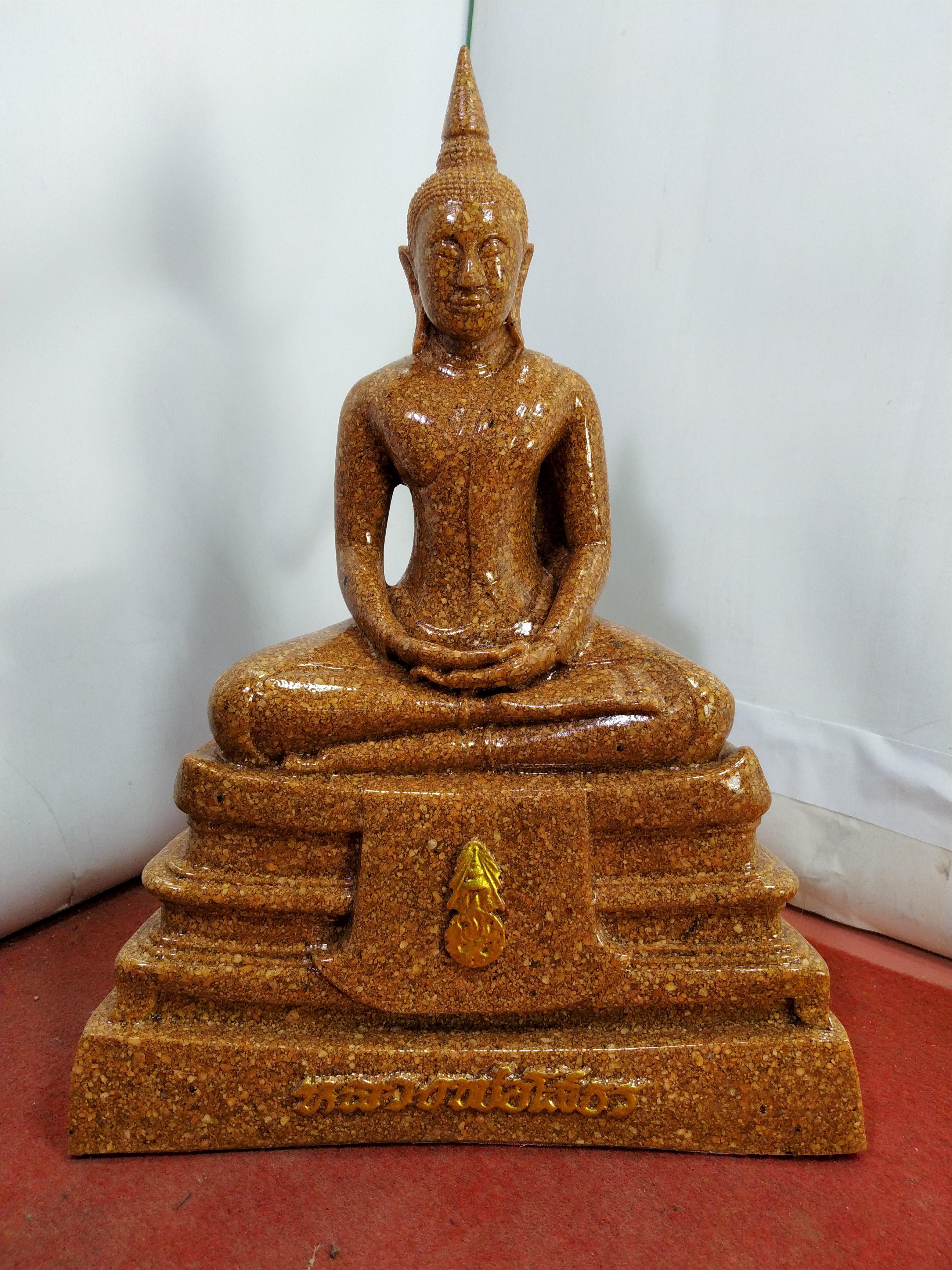 หลวงพ่อโสธร เนื้อกระเบื้องหลังคาโบสถ์ วัดโสธรฯ ฉะเชิงเทรา หน้าตัก 5 นิ้ว