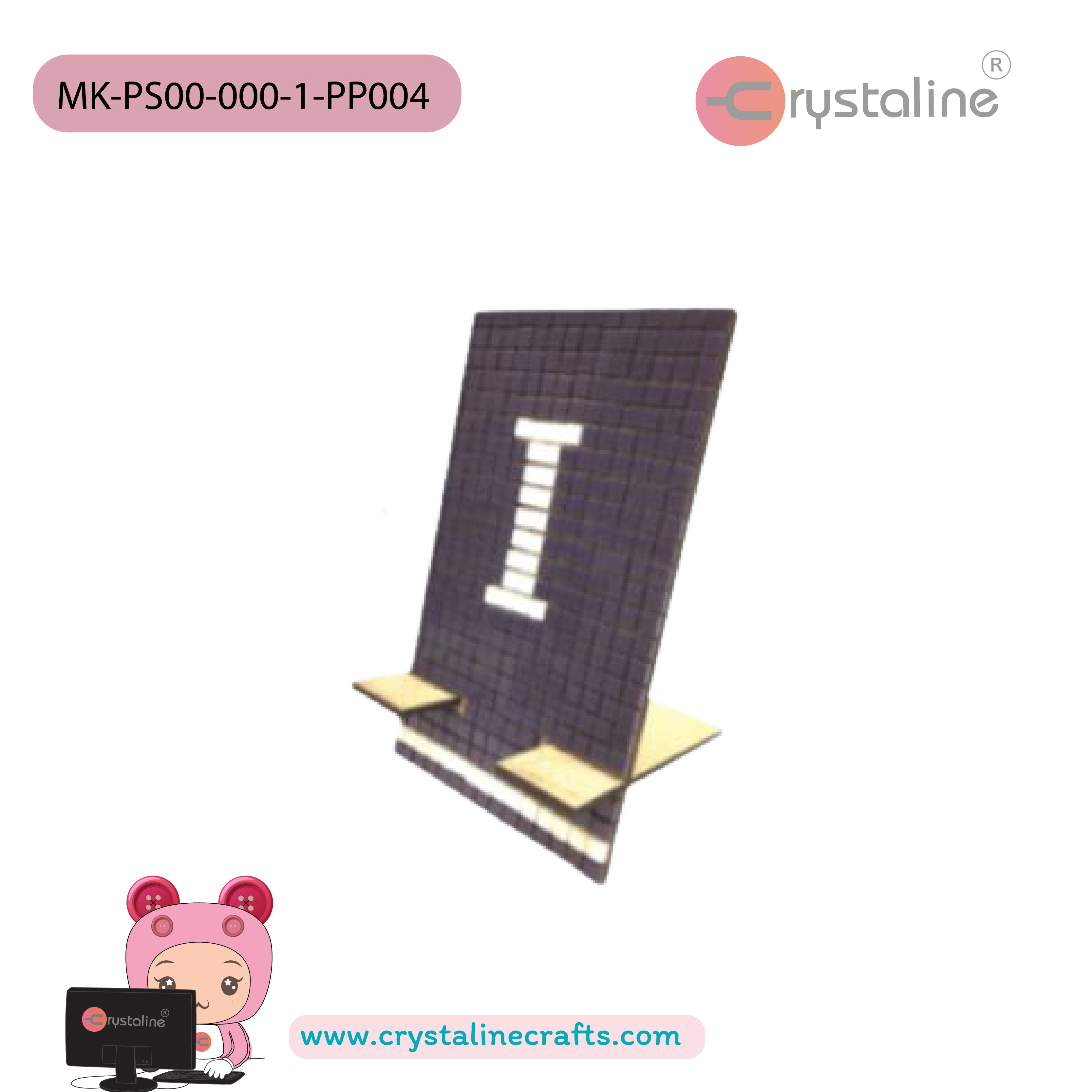 Phone stand holder kit - Purple col. (size 8.5x14.5 cm,1pc/pack)