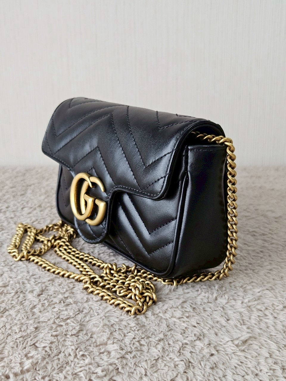 Gucci Marmont Super Mini สีดำ