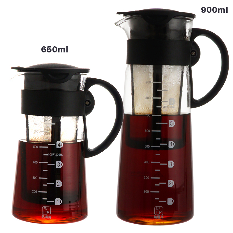 Koonan Glass tea and coffee maker 900 ml.