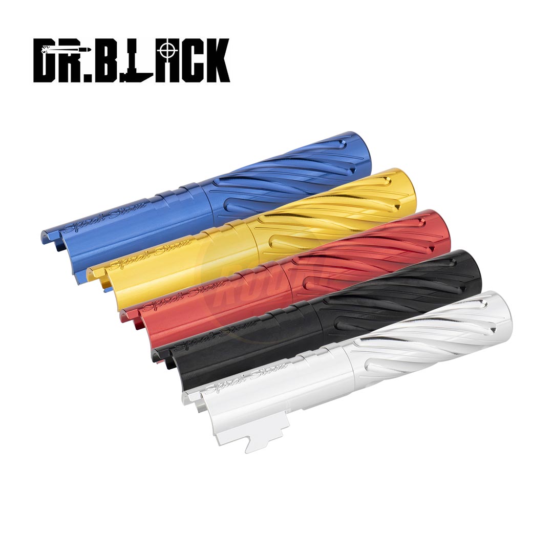 DR.BLACK Spiral Storm 4.3 Aluminum Outer Barrel