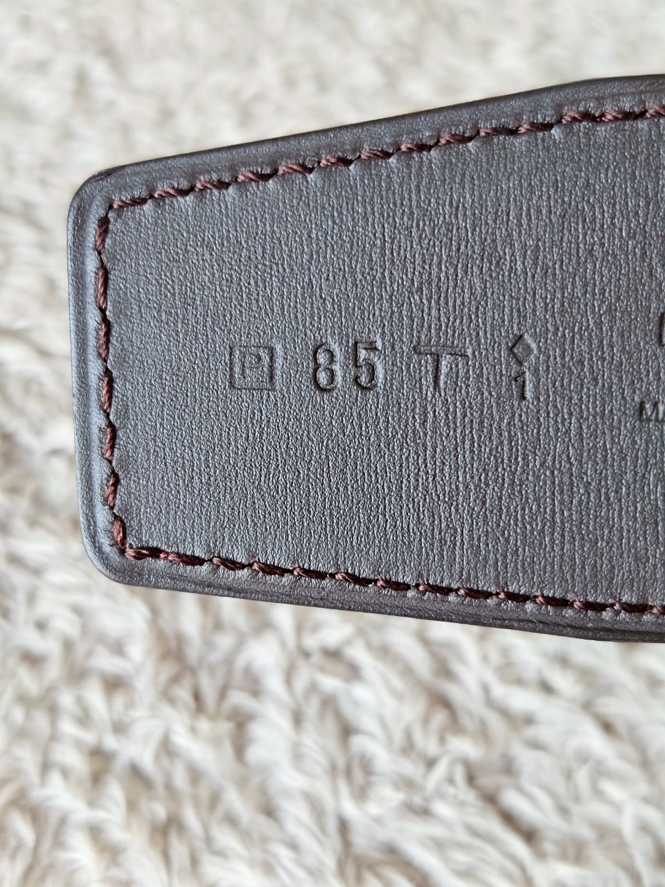 Hermes belt 42mm size85 เอว33-35