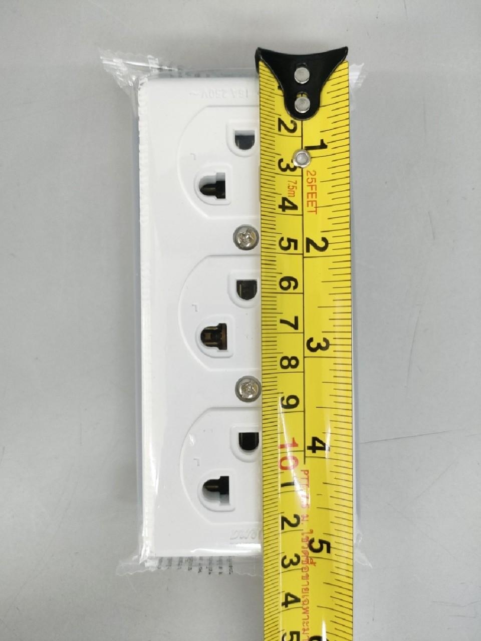 ปลั๊กลอย 3 ที่ วีน่า GR1633 มีกราวน์