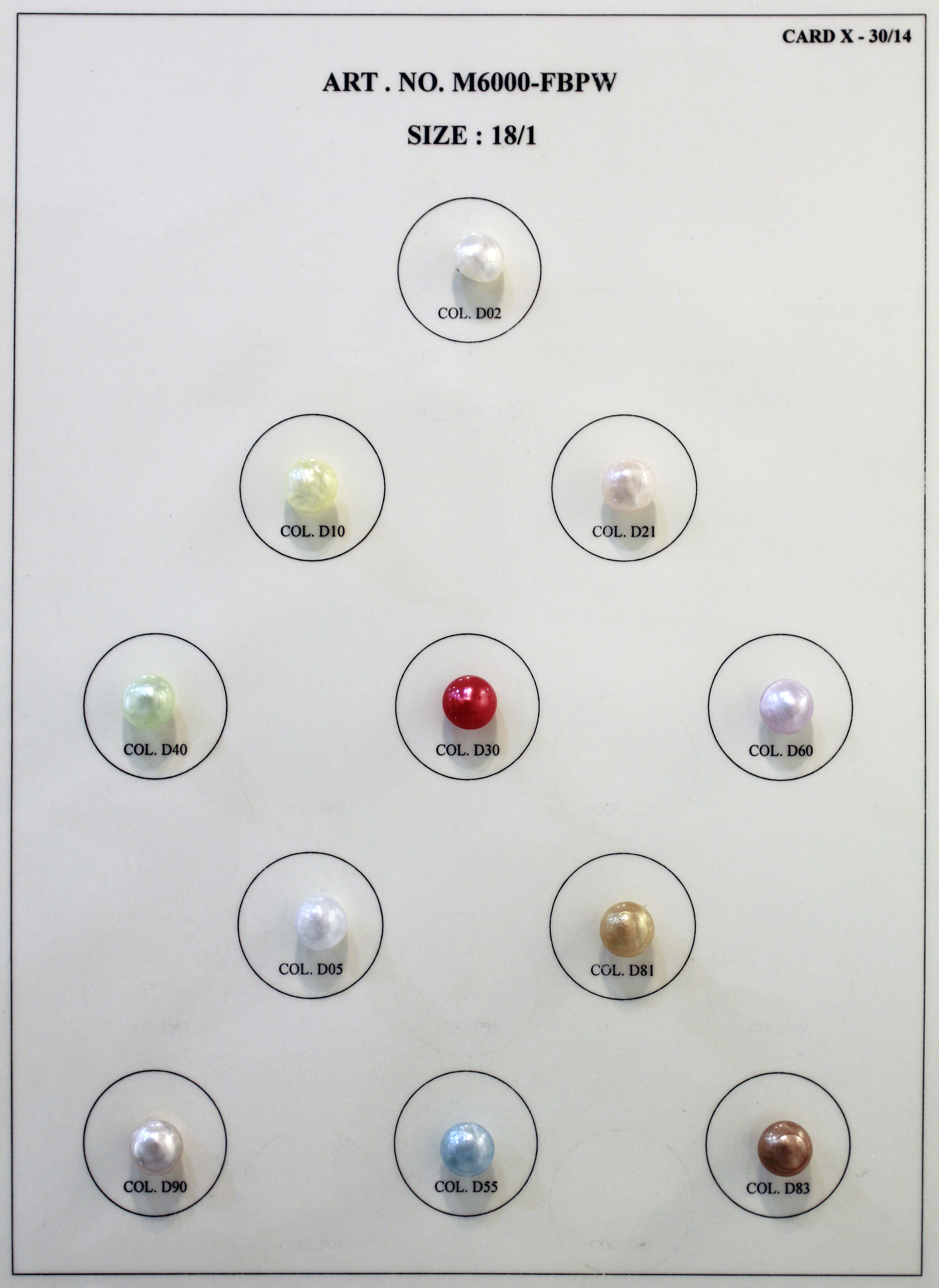 POLYESTER BUTTON
