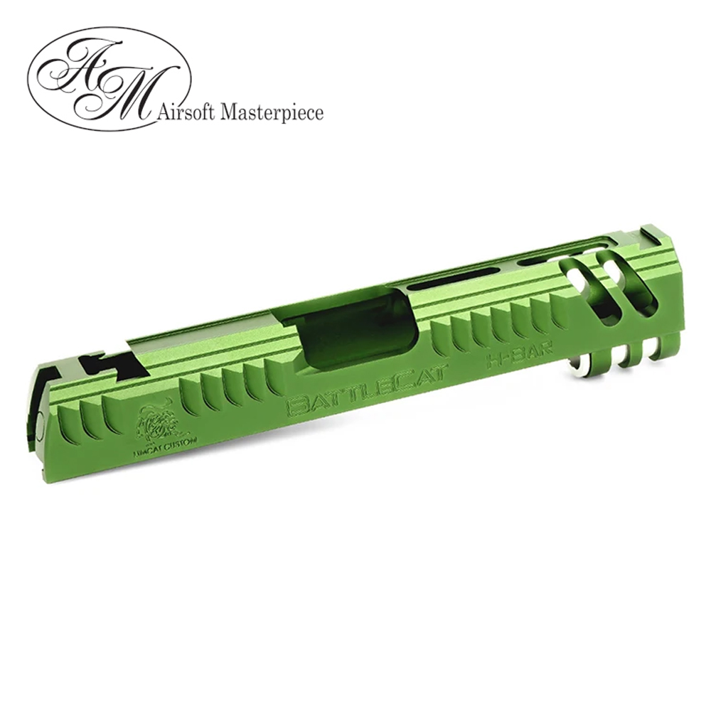 Airsoft Masterpiece Limcat Battlecat 4.3 Standard Slide for Hi-CAPA (Green)