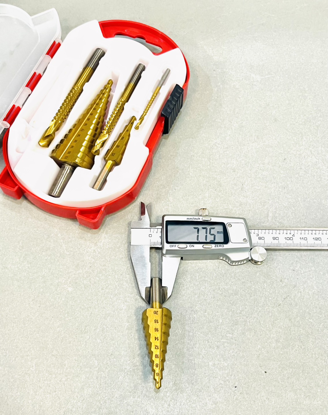 ดอกสว่านสเต็ป(ดอกขยายรู) 6ตัวชุด รุ่นกล่อง