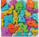 Love button - Candy col. (500g/pack)