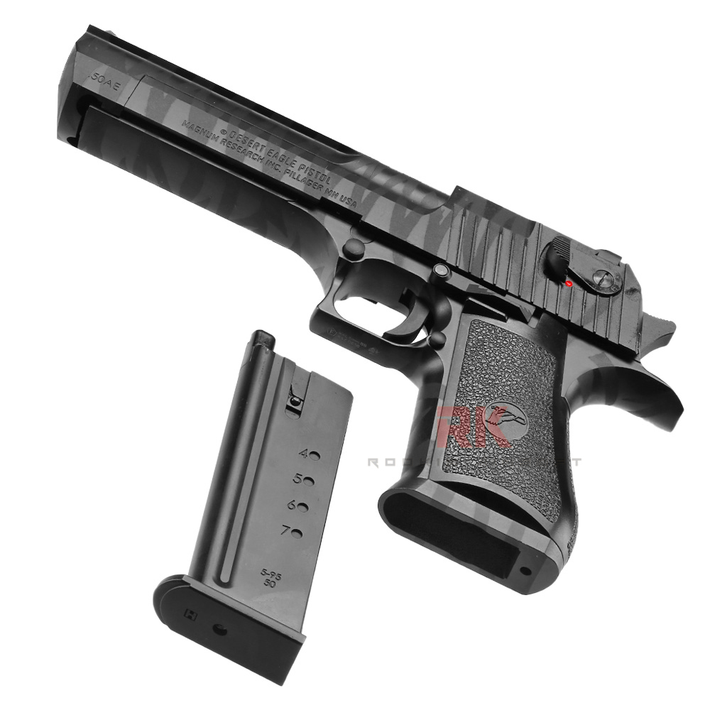 Cybergun / WE Desert Eagle Tiger Stripe .50AE GBB Pistol (Black)