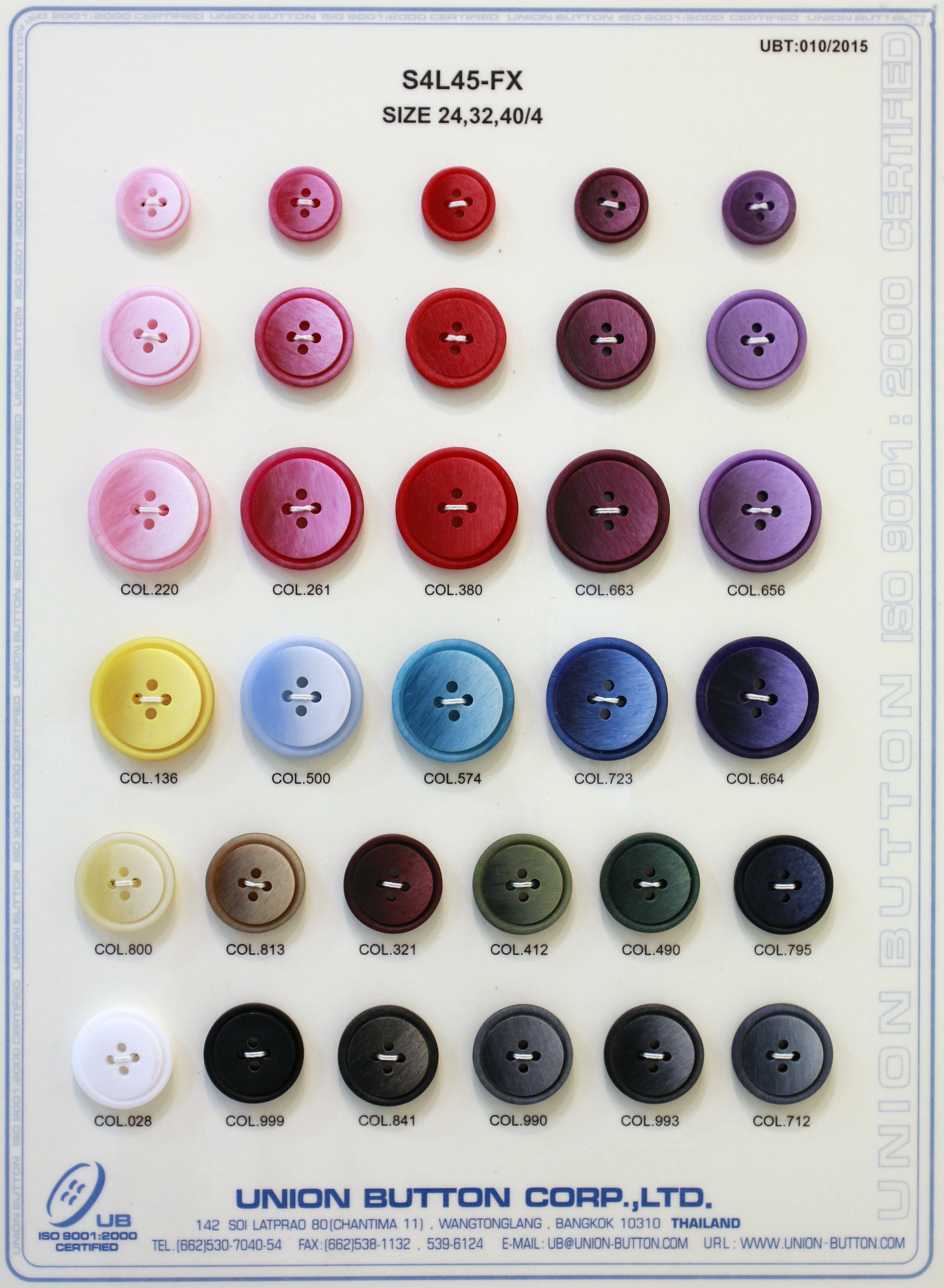 POLYESTER BUTTON