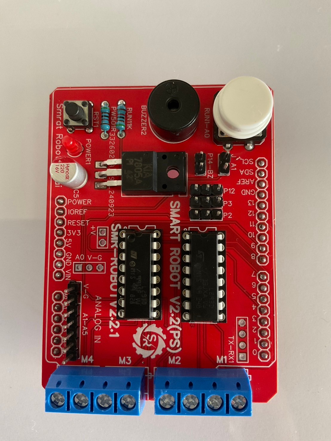 SMR บอร์ดหุ่นยนต์ระดับผสมบังคับจอย พร้อมใช้งาน (ไม่รวมบอร์ดarduino uno)